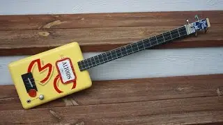 Monte Cristo 3 String Electric Guitar Box Guitar