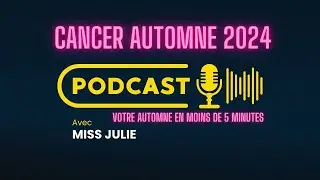 CANCER ♋️ Votre automne 2024 résumé en moins de 5 minutes !