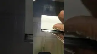 Поклейка  зеркальной пленки
