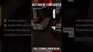 Thralls Are Alive Settings Menu