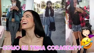 REAGINDO A LOOKS ANTIGOS! | Isadora Quadros