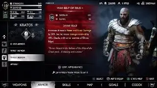 God of War Ragnarok | Kratos Balance Armor Build (All Difficulty ) | Newgame+ Ps4