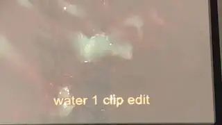 projection - falling water/ slomo distortion