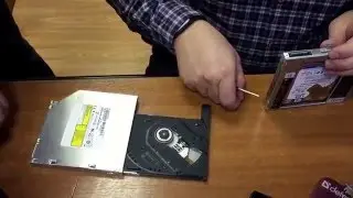Установка дополнительного HDD в отсек CD\DVD через переходник