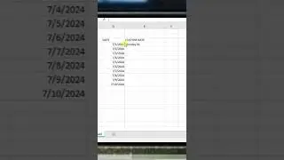 Mastering Custom Date Formats in Excel with Technique#ExcelTips, #ExcelTutorial, #DateFormat#zebzon