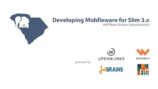 Middleware for Slim 3x by Ryan Szrama