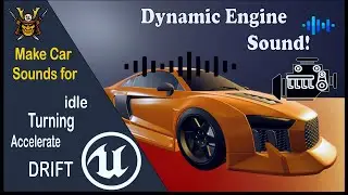 Make Your Car Sound ALIVE in UE 5 — Dynamic Engine & Drift sound System | Build racing game PART 05