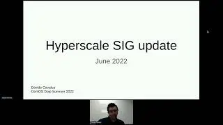 Hyperscale SIG update