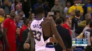Draymond Green and Bradley Beal Fight!-Both Get Ejected-Wizards vs Warriors 2017-2018 Season