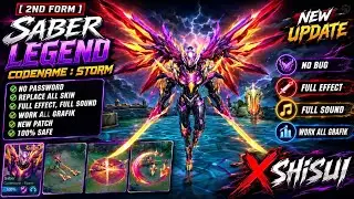 [ 2nd Form ] Script Skin Saber Legend •• Codename Storm •• Full Effect