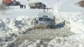 Russian extreme off road trucks Siberia URAL 6x6