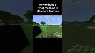 How to build a two way flying machine in minecraft bedrock 