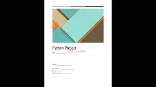Computer Science project on PYTHON  || Class 11TH & 12TH || CBSE Board || PART :- 2