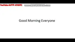 Good Morning