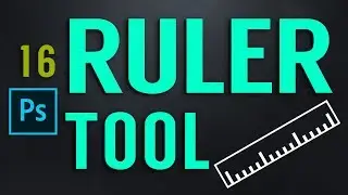 Ruler  Tool  Photoshop CC Class 16 by GFX Mentor Designer