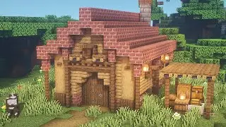 Как построить склад в Майнкрафт | How to Build a Storage House in Minecraft