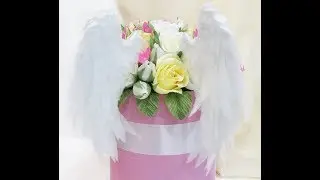 Крылья ангела из изолона для шляпной коробки