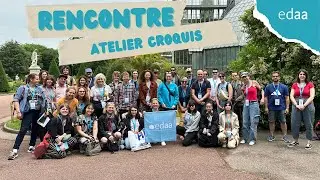 RDV edaa : formations illustration & graphisme - Atelier croquis à Lyon  • Juin 2024 📣