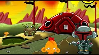 Monkey GO Happy Stage 607 Walkthrough