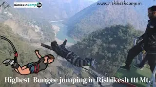 India highest Bungee Jumping 111 Meter. || Rishikesh Bungee |