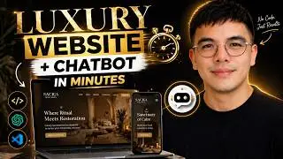 I Designed a Luxury Website + Chatbot in Minutes | Brightn8 Ai