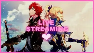 Genshin impact Live streaming with dilluc!