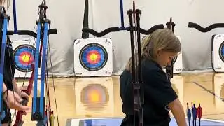 Audrey at Archery Camp!