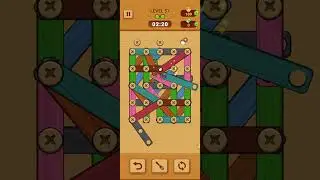 Woodle - Wood Screw Puzzle Level 57 | GAME Walkthrough