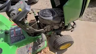 John Deere GT245 20HP Kowasaki Update and Oil Change