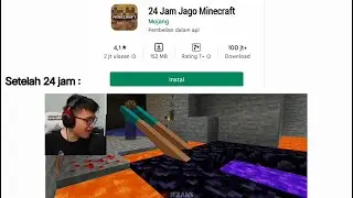24 jam jago Minecraft...