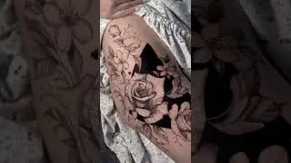 flower srepresents beauty, grief, struggle, and life #tattoo by artist: @skulltattoosbadvilbel #ink