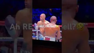 No BELL? Get this REF OUTTA HERE!🤣#funny #hillarious #crazy #boxing