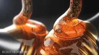 Viscous Liquid Simulations with Chaos Phoenix in 3Ds Max / Vray / 
