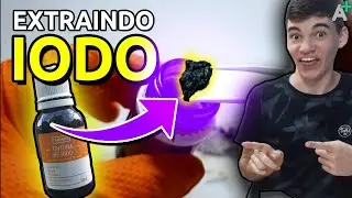 Extraindo  o IODO da TINTURA DE IODO EM CASA! (Experiência de química)
