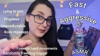 Fast and Aggressive Lofi ASMR ✨ | Unpredictable Triggers | ASMR Alysaa