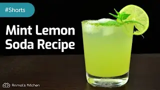 MINT LEMON SODA Recipe #Shorts | Pudina lemon soda | Mint Lemonade | Mint Nimbu Pani | AnmolsKitchen