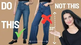 HOW TO CHOOSE THE RIGHT JEANS IN 2024 IF YOU ARE PETITE