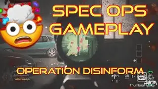 Call of Duty Modern Warfare Spec Ops..Operation disinform. Intense ganeplay.
