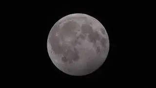 Penumbral lunar eclipse 10.01.2020, Novosibirsk region