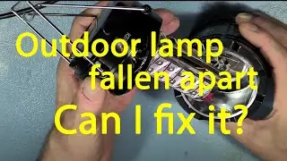 #037 Solar panel and USB rechargeable camping light completely fallen apart