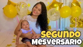 SEGUNDO MESVERSAIO DO NOSSO BEBE.../FOTOS EM CASA