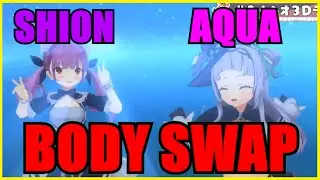 Aqua & Shion Swapped Body And Fooled Around With It【Hololive | Eng Sub】