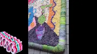 Rug Hooking Binding Simple Finish Whipping without Cording