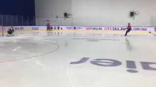 Открытая тренировка СКА перед финалом Запада с "Локомотивом"