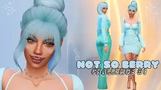 Aileen Paris ✨🖤 | Not So Berry Challenge #1 | Create A Sim | The Sims 4