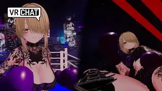 Dark battle on the rooftop VRchat POV BOXING