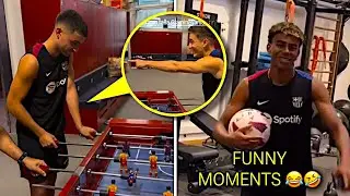 Gavi Pedri and Yamal Playing Table Football 😂