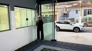 Slide Door 5 folhas de correr ambos os lados