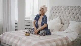 Yoga on Bed 