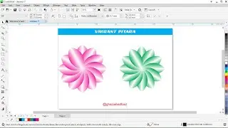 How to Make Flower Design In Coreldraw